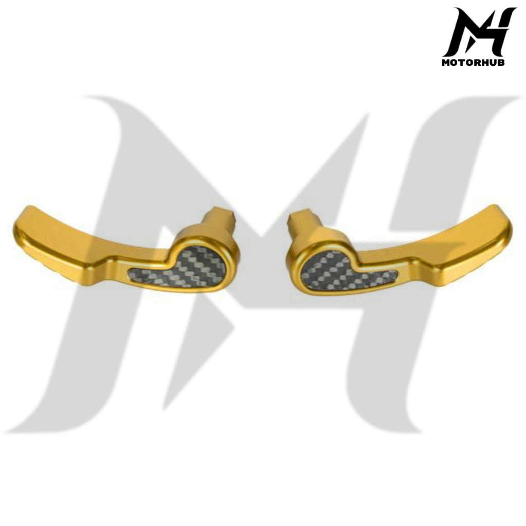 Saddlebag Latch Kit Saddle Bag Latches Lifter Carbon CNC T6061 Touring 2014-2026 [Gold] MH7700343