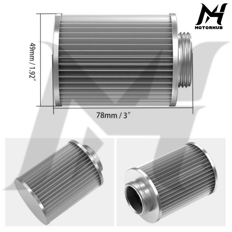 Reusable Magnetic Oil Filter Kit For Harley Road King Tri Electra Street Glide Ultra Limited [Black] MH7700365