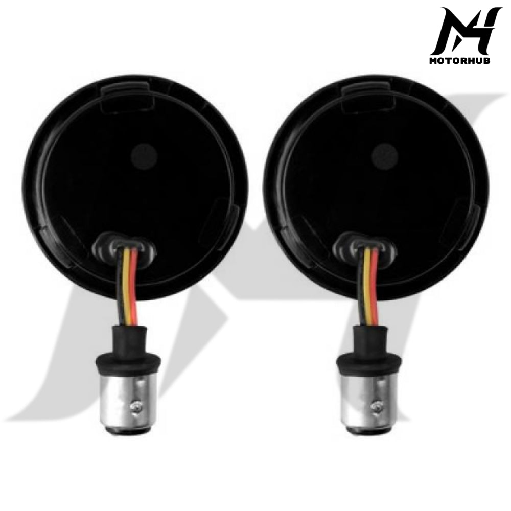 1157 LED Turn Signal Indicator Front & Rear Bullet Lights for Harley Touring Softail Dyna MH9900666