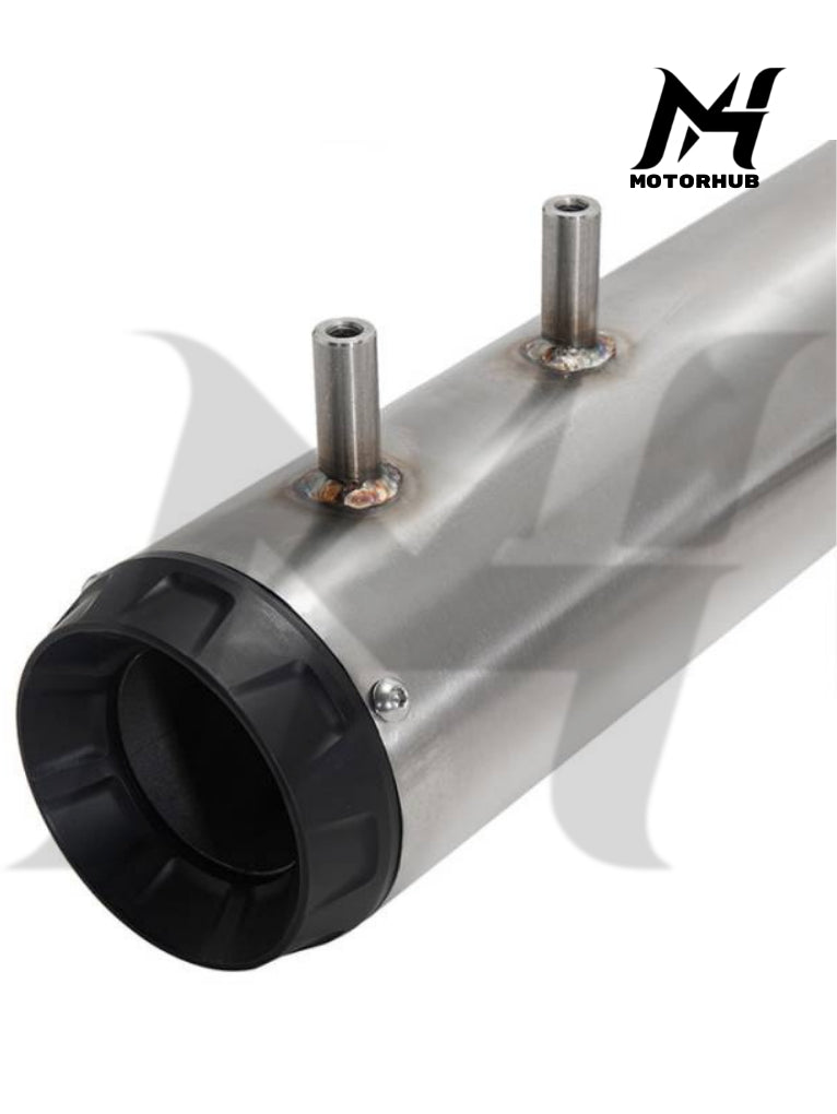 2in1 Harley Road Glide Street Glide 2 into 1 Brushed Full Length Exhaust Pipes for Harley Davidson Touring Bagger 1995-2016 MH9900500