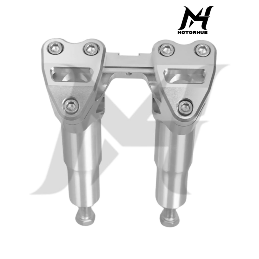 KARUS Workman 1-1/8 Kickback Risers 9 Inch [Raw] MH9900607
