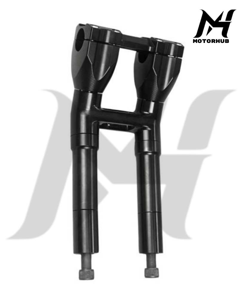Riser MH 1-1/8 8-10 Inch Kickback Isolated Handlebar Riser [Black] MH9900411