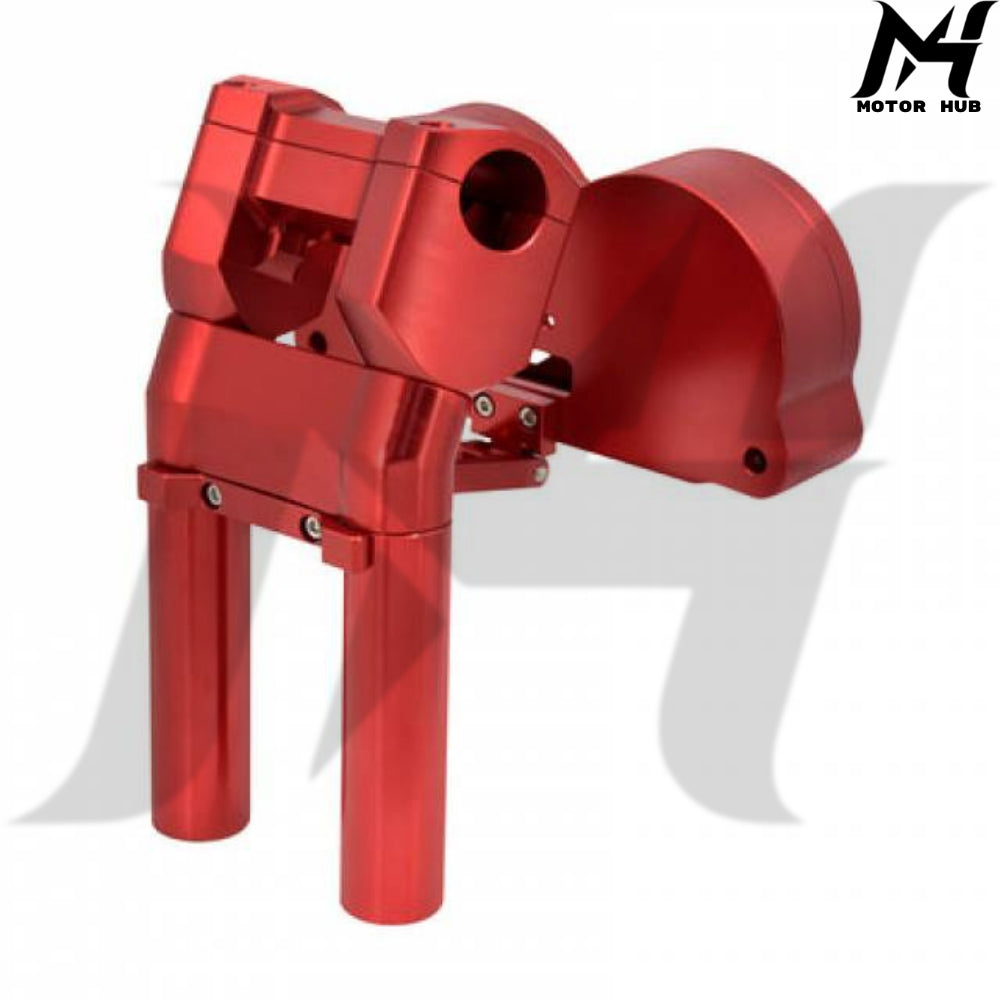 1-1/4 1-1.25 inch MX Tall Handlebar Riser 10 Inch [Red] MH9900259