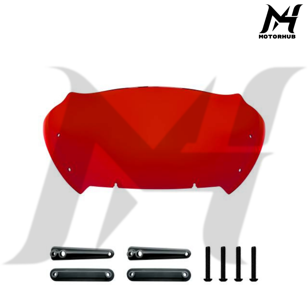 Windshield 12 Harley Road Glide 24-26 Red MH9901179