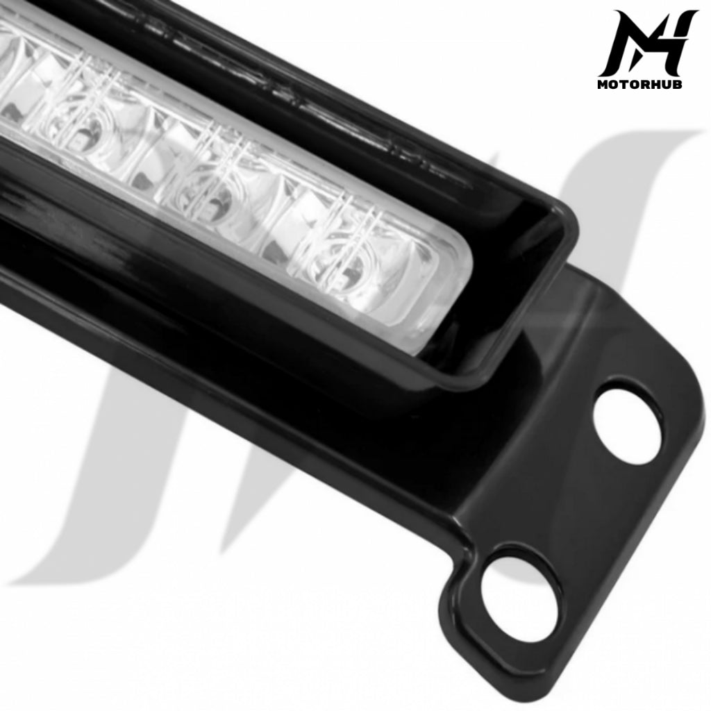 LED Filler Panel Lights Fender Tail Lights for Harley Touring 2014-2023 [Black-White] Stop Lamp Harley Road Glide Street Glide Road King Electra Ulstra Classic MH9900186