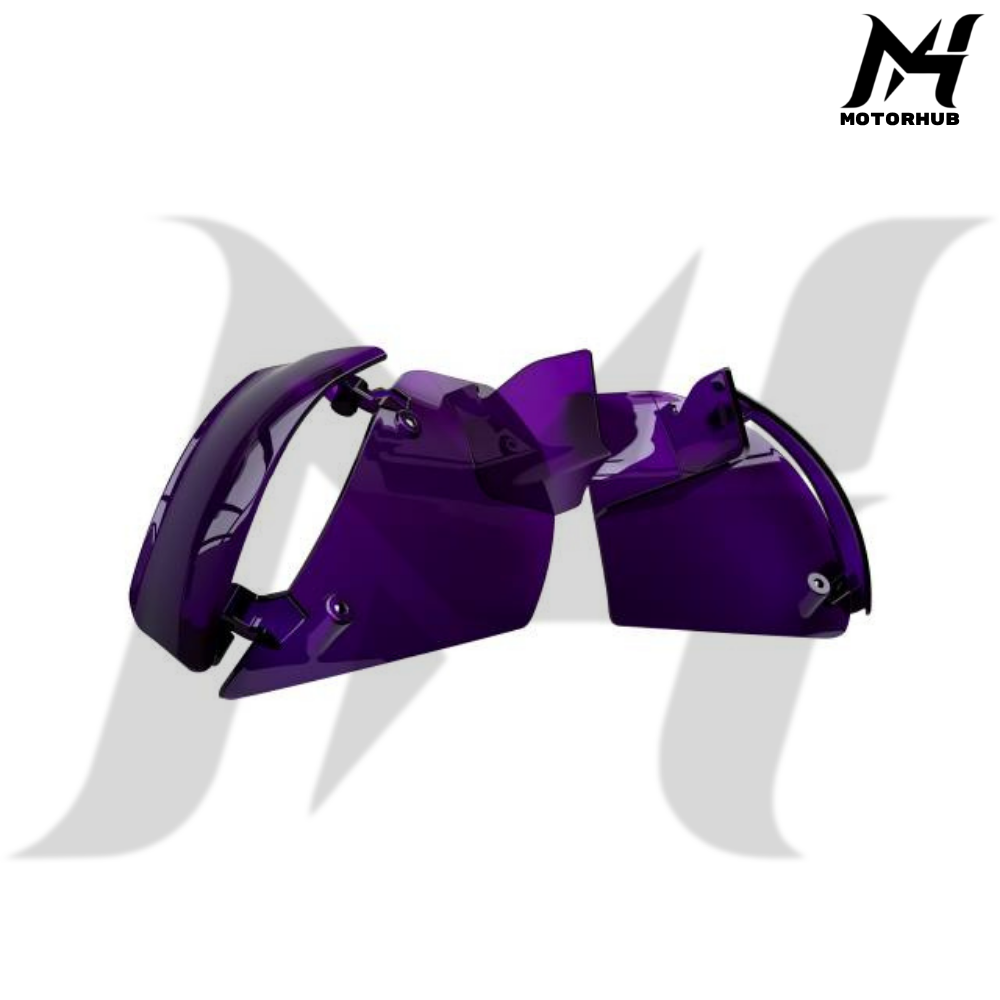 Upper Fairing Colored Side Wind Air Deflector Fit For Harley CVO Road Glide 2024-2026 Purple MH9901191