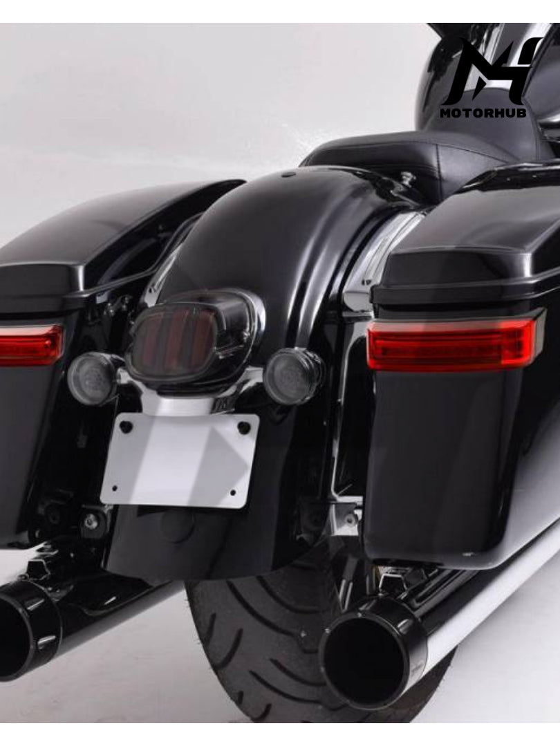 Saddlebags LED Brake Run Turn Signals Lights Fit For Harley Touring 2014-2023 [Black Smoke] MH9900233