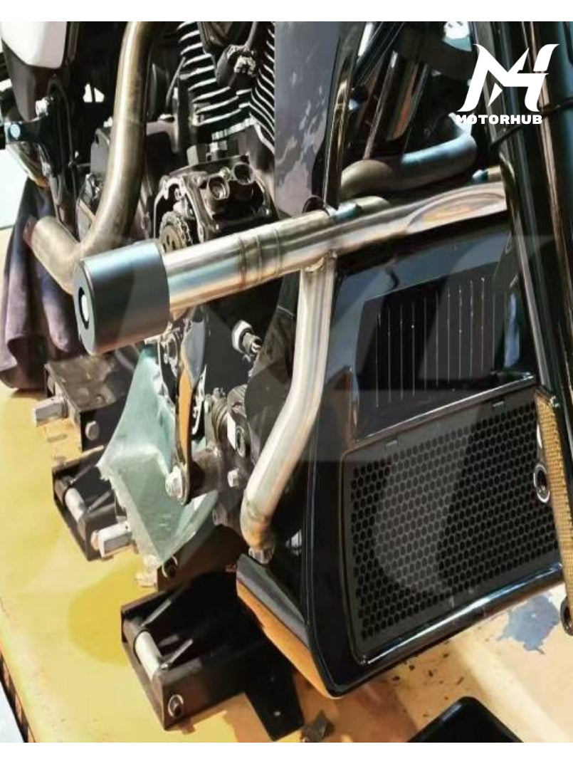 Front Performance Bagger Saddlebag Guard Crash Bar Stainless Steel Touring 2014-2025 MH9900403
