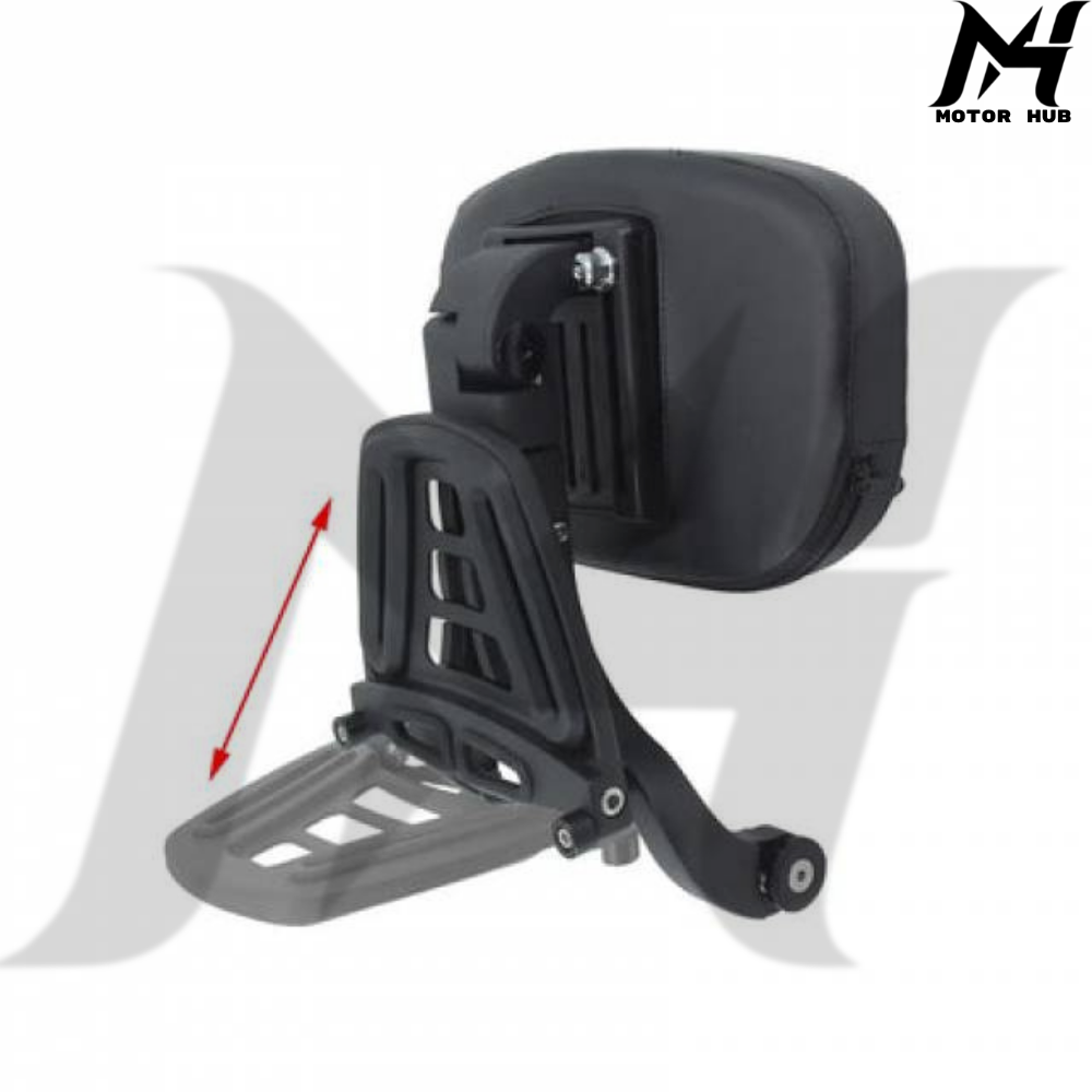 Adjustable Rider Passenger Backrest Fit for Harley Touring 14-24 [Chrome] MH9900235