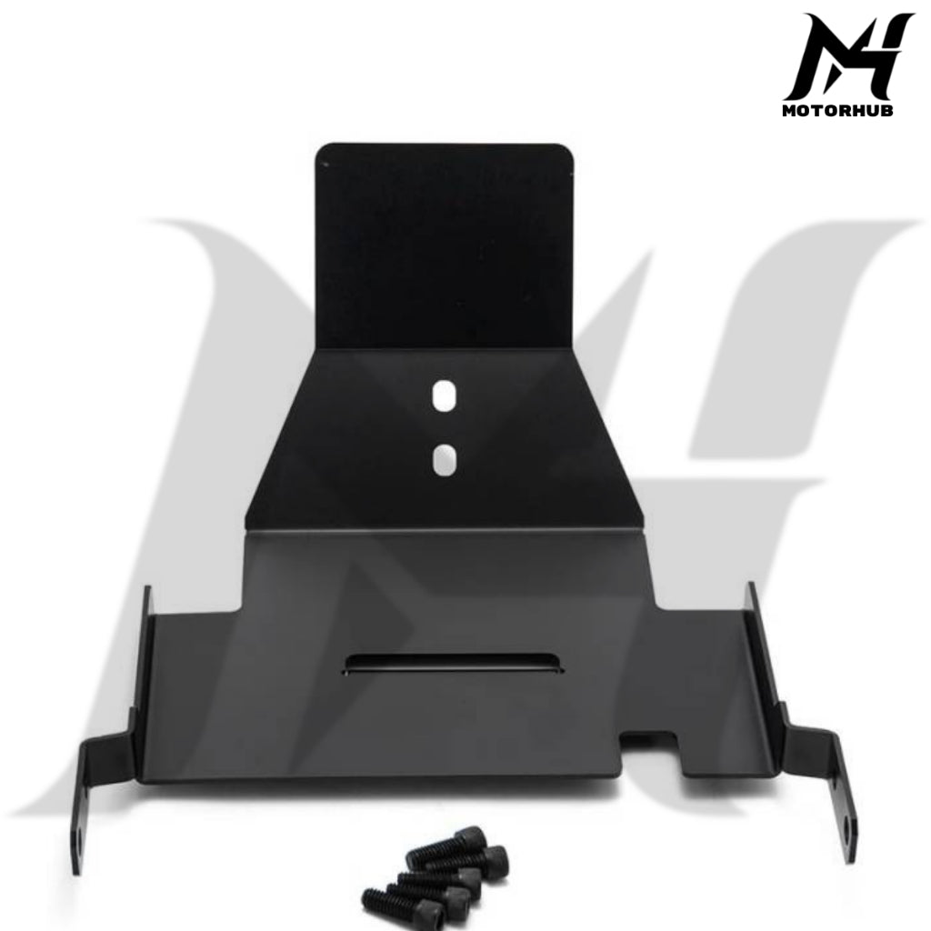 Aluminum Skid Plate Underbody Guard Protector Cover for Harley Davidson Dyna 1991-2017 [Black] MH7700352