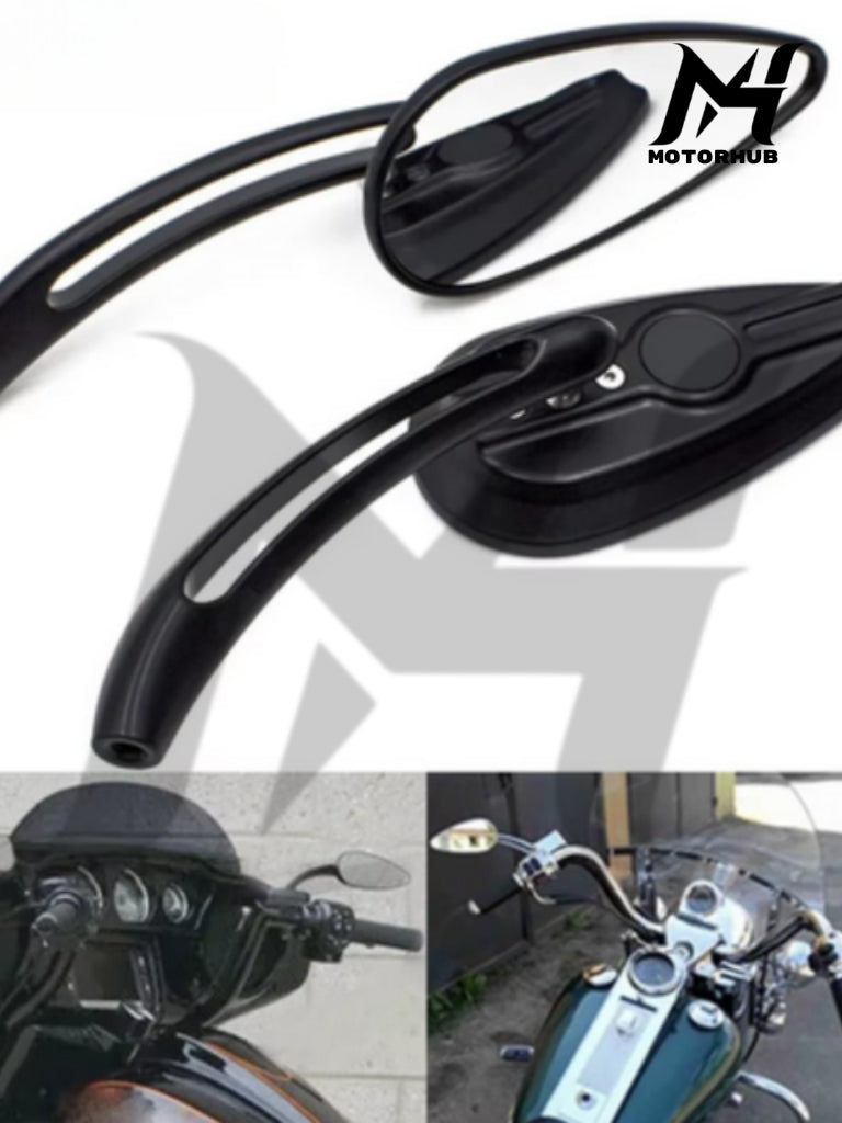 Die Cast CNC Mirrors Rearview Side Mirror Harley-Davidson [Black] MH9900208