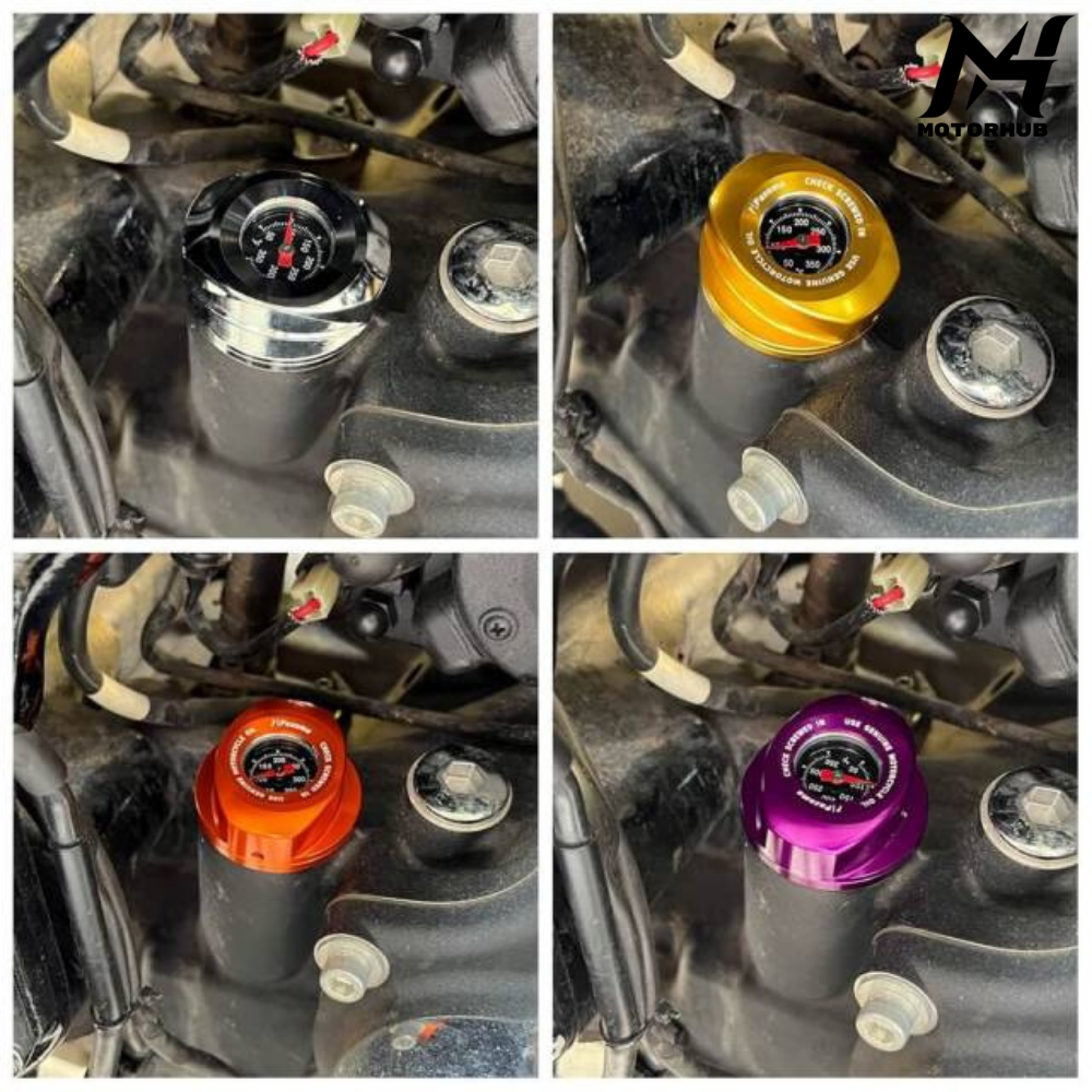 Oil Dipstick With Temperature Gauge For Harley Touring M8 [Yellow] MH9900630