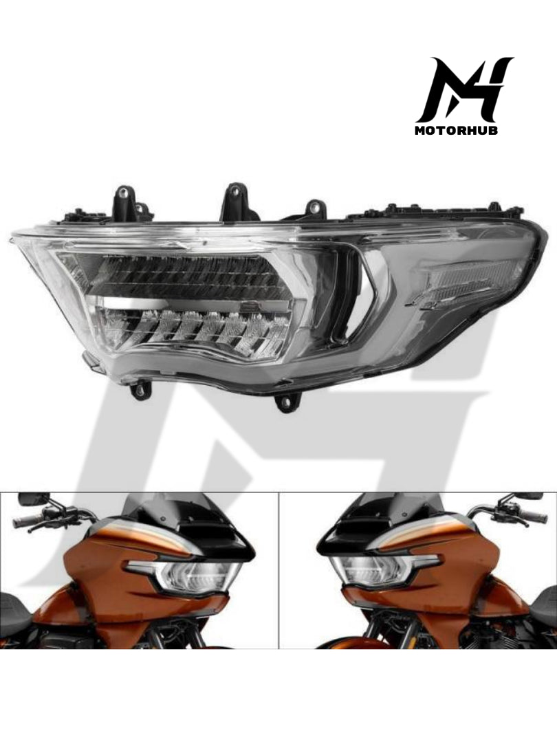 LED Front Headlight Assembly Fit For HARLEY CVO Road Glide 2023-2025 FLTRX 24+ [Clear] MH9900696