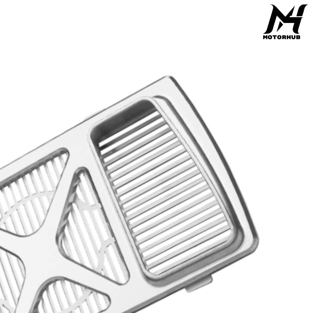 CastemKultur CNC Oil Cooler Cover Protection Radiator Guards Touring Gen2 2024+ [Silver] MH9901214