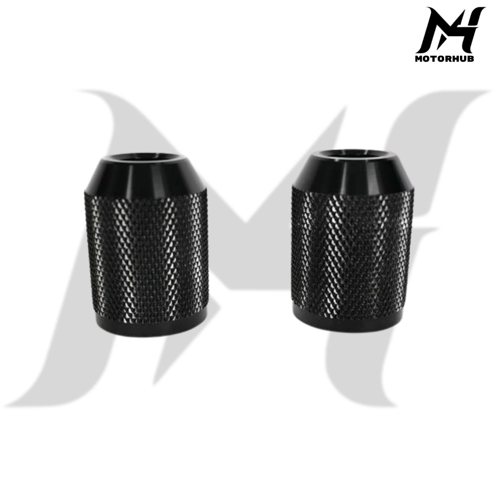 Billet CNC 6061 Crash Bar saddlebag Guard Sliders M12 [Black]   MH7700335