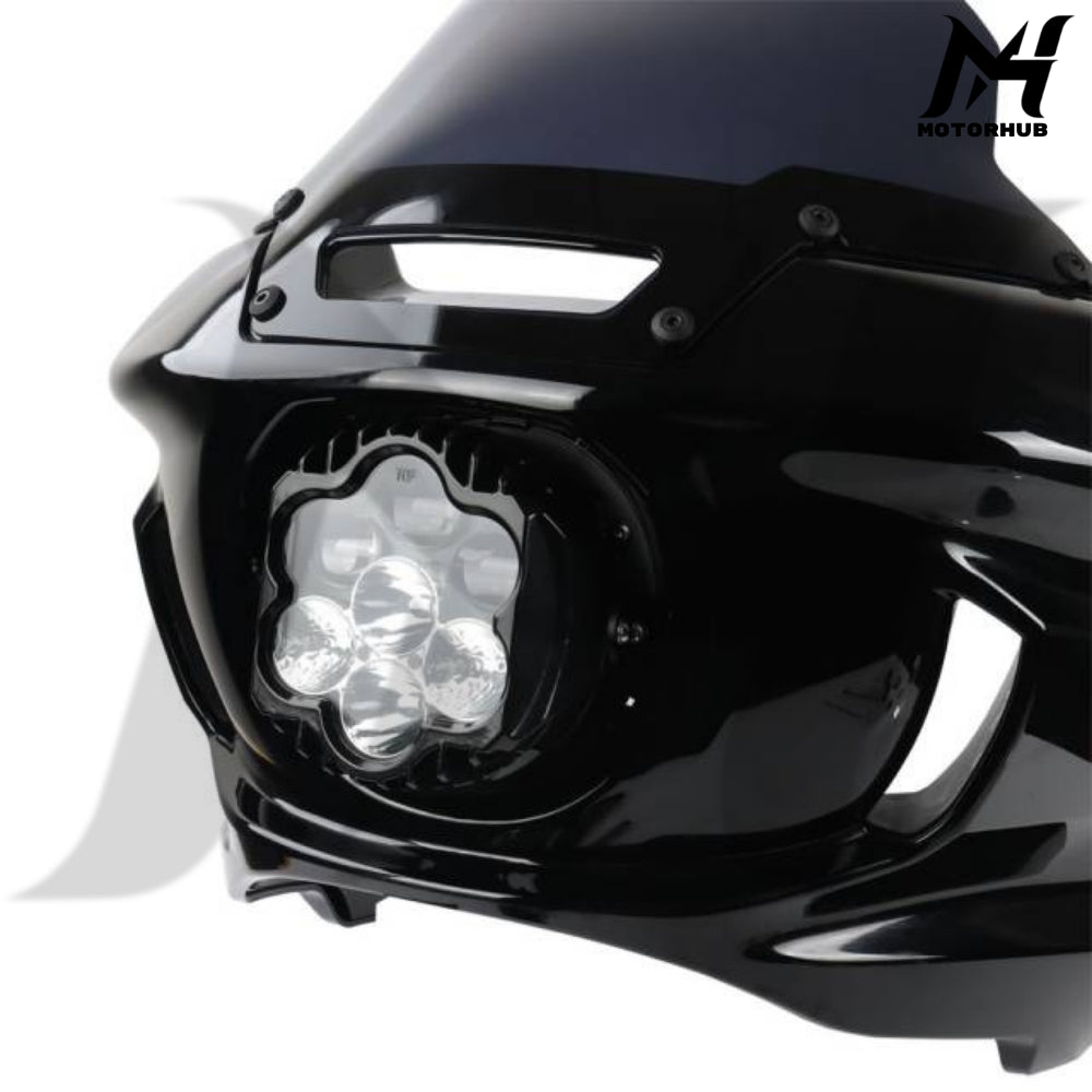 Road Shark Style headlight with bracket kit Low Rider ST Fairing 2018+ Lampu Low Rider ST Lampu Harley MH9901007
