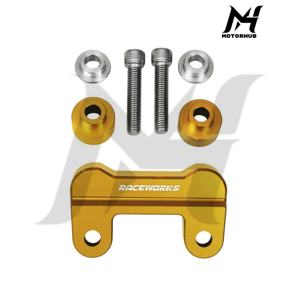 Pull Back Plate Harley Roadglide Raceworks Pull Back Plate V1 - Touring [Gold]  RW7700297