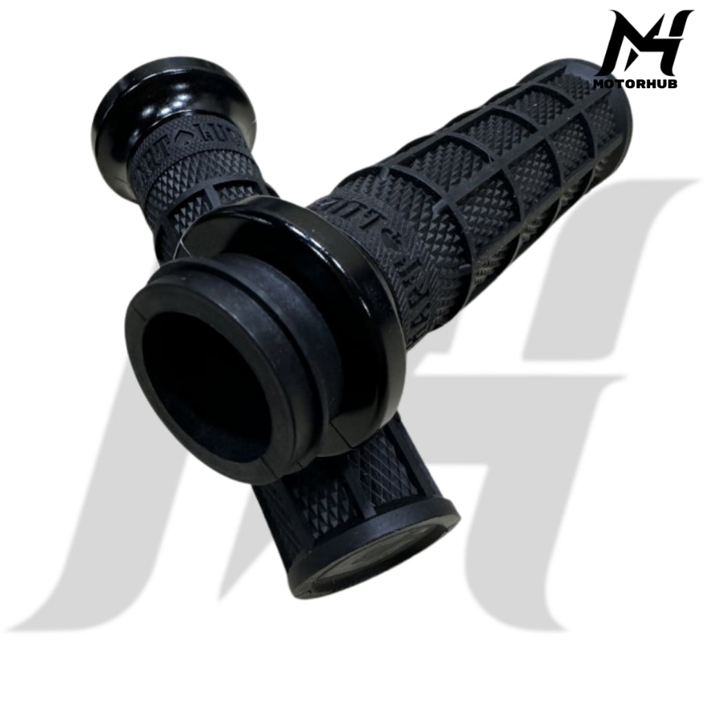 ODI V-Twin Lock-On Hart-Luck Signature Full-Waffle Grip Set TBW BG100779/0630-2694