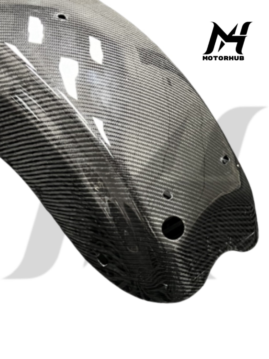 Black Carbon Fiber Touring Rear Fender 2014+ Street Road Glide [Standard twill Glossy] BG100810