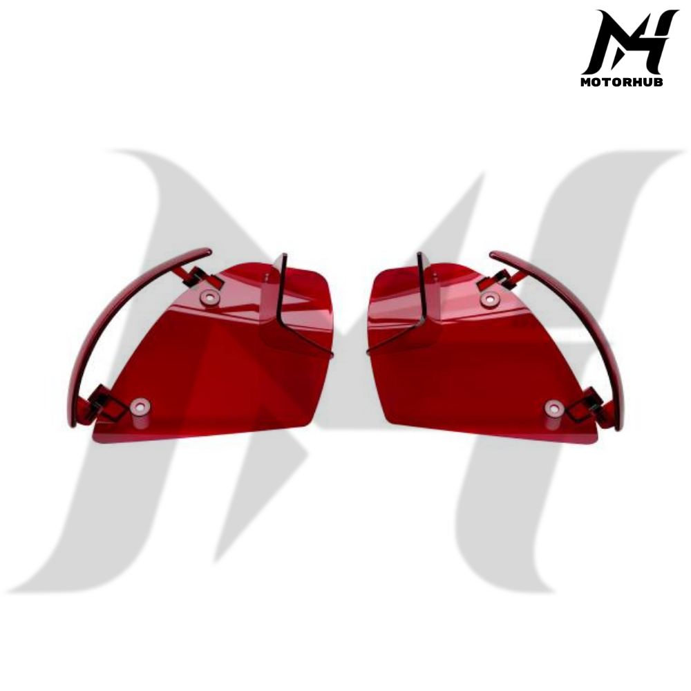 Upper Fairing Colored Side Wind Air Deflector Fit For Harley CVO Road Glide 2024-2026 Red MH9901187