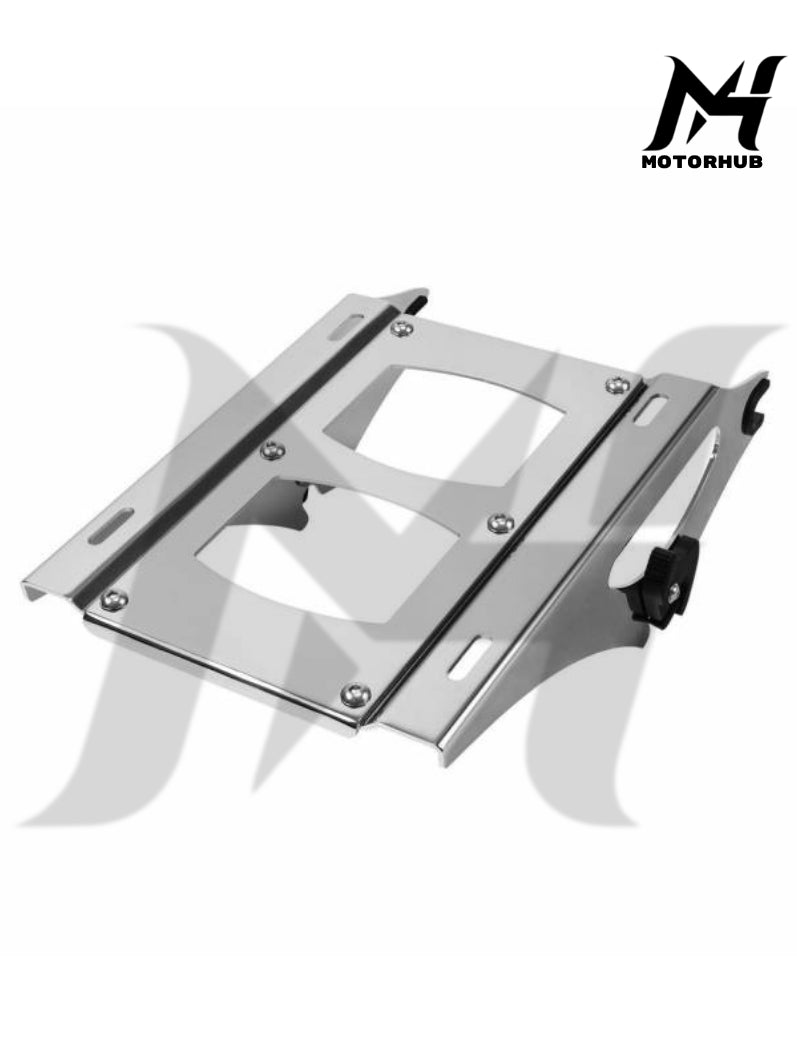 Bracket Tour Pack Road Glide Ultra Classic Electra Police Detachable Two-Up luggage Rack Fit For Harley Touring 14-24 Tour Pack [Chorme] MH9900224