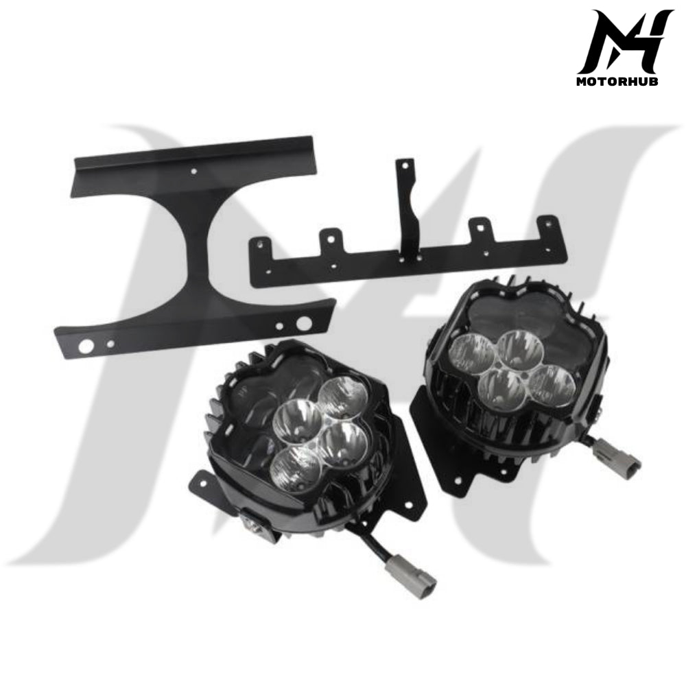 Road Shark Style headlight with bracket kit 2014-2023 Road Glide [Black] BD MH9900951