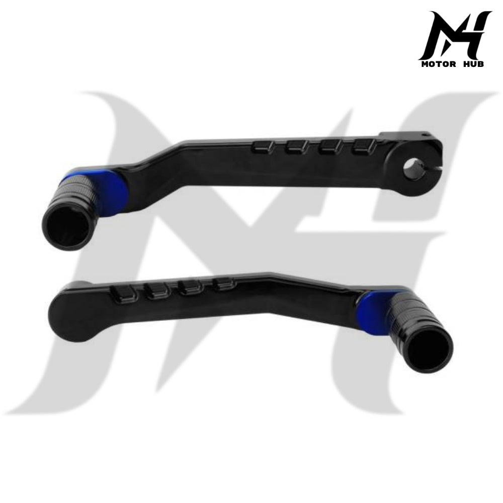 Black Heel Toe Shifter Lever Shifter Peg for Harley Softail 86-17 Touring 88-Up [Black-Blue] MH9901018