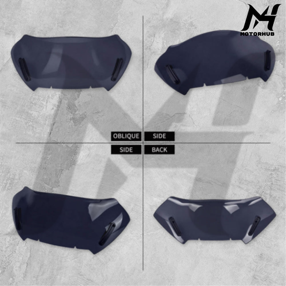 10 Inch Windshield Wave Wind Deflector Windscreen For Harley Touring RoadGlide 24-26 (Black) MH9901091