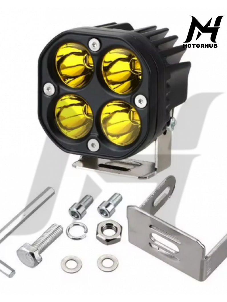 Light Square Car Yellow Spotlight [3Inch] MH9900109