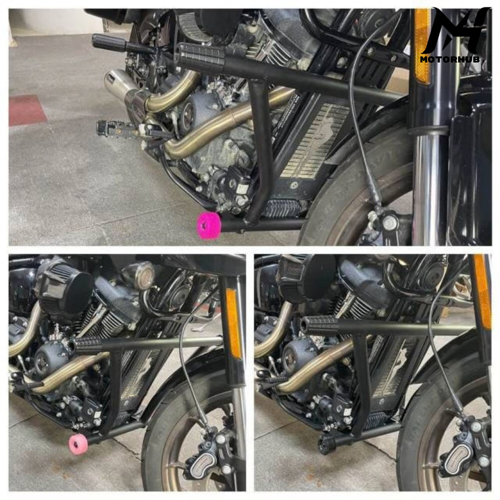 Front High 2 Step Crash Bar Cage Highway Harley Softail M8 Low Rider ST 117 FXLRST Engine Guard MH990018