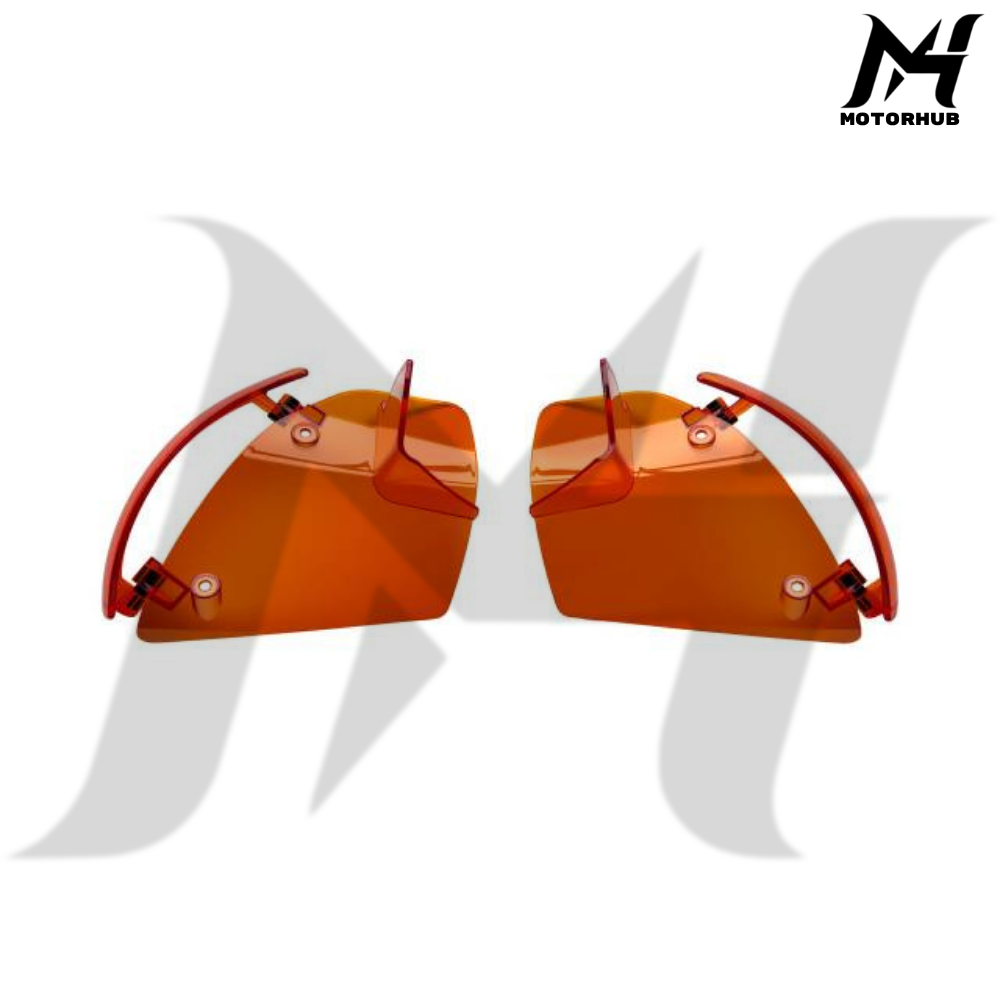 Upper Fairing Colored Side Wind Air Deflector Fit For Harley CVO Road Glide 2024-2026 Orange MH9901190