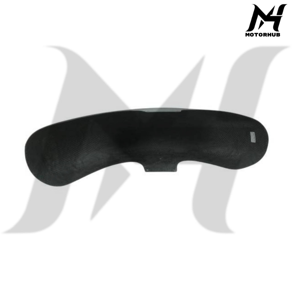 Black Carbon Fiber Front Long Fender for Harley Touring Street Road Glide 2014+ [Forged Doff] RW7700175