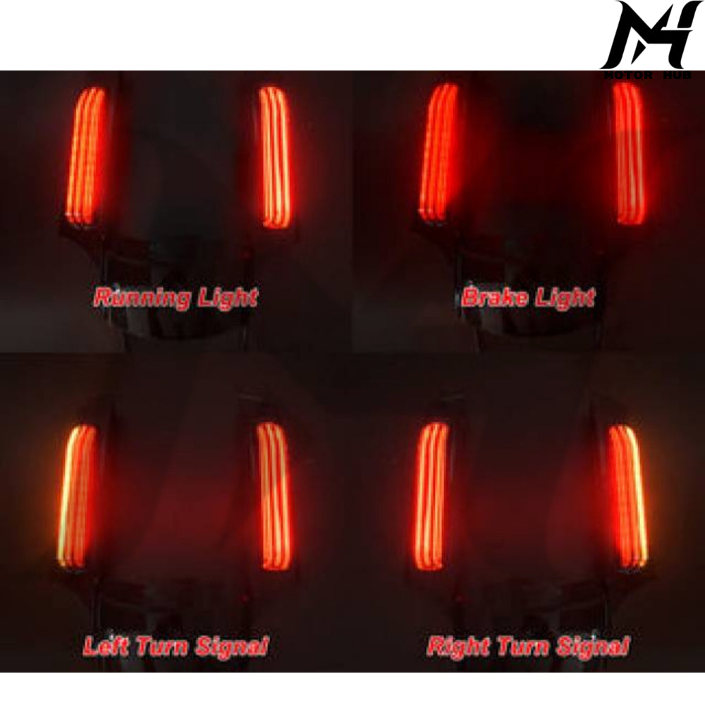 Rear Fender Fascia With LED Light for Harley Touring 2014-later [Red] MH9900264