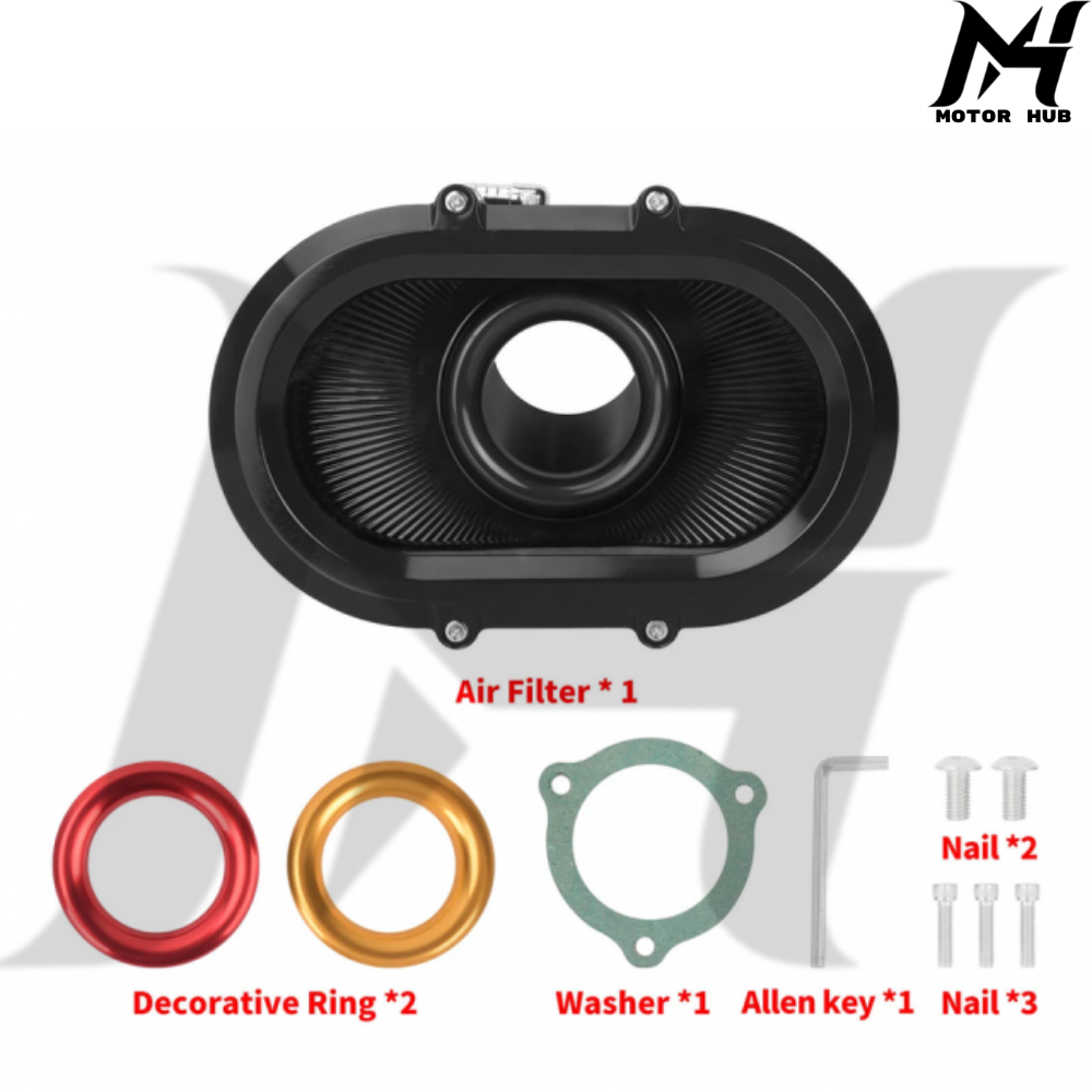 High-Flow Air Cleaner Air Fliter M8 2017-2023 [Black] MH9901233