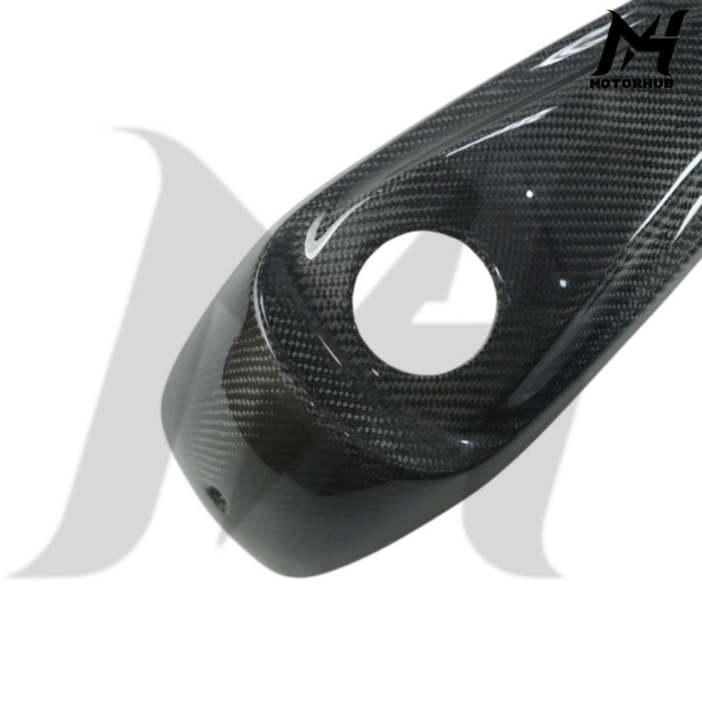 Carbon Fiber Tank Dash Console Gas Tank Cap Fit for 2009-2023 Harley Touring [Standard Twill Glossy] RW7700125