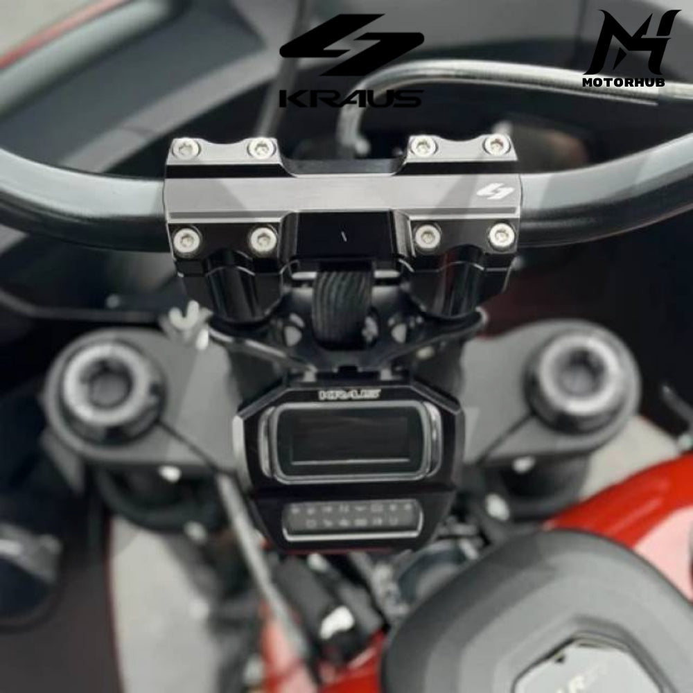 Kraus Isolated & Kickback Risers 1-1/8 Raw Machine 12Inch [Raw] MH9901073