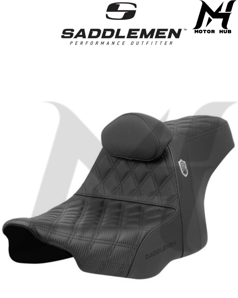 Street Glide SDC Performance Pro Series Gripper Seat w/Lumbar Rest 2024 Road Glide / Street Glide 2023-2024 CVO Road Glide MH9900380