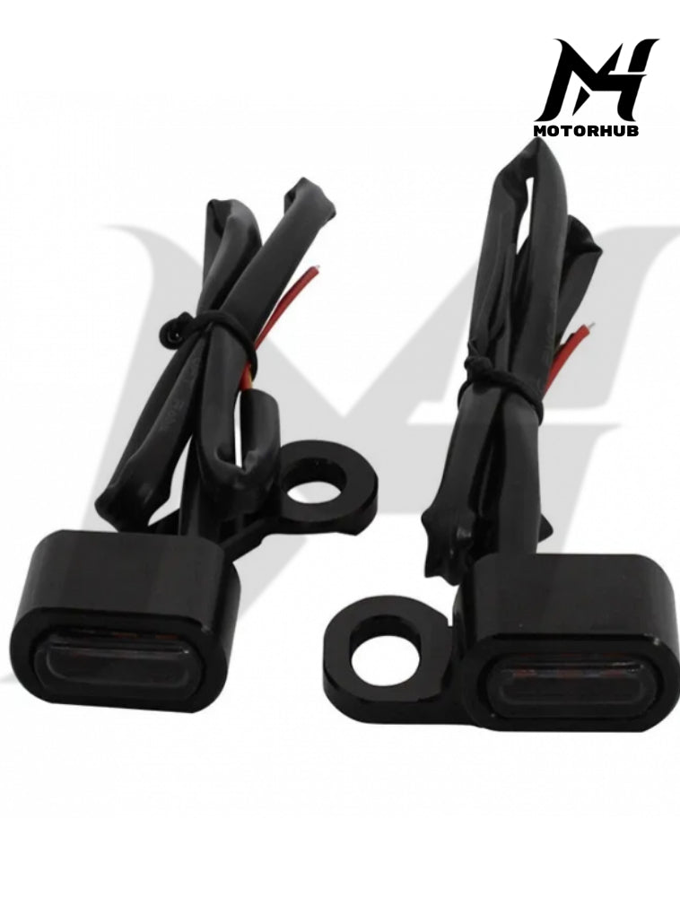 Handlebar Mini turn signal with mechanical cluth [Smoke] For Softail, Dyna, Touring, Sportster MH9900536