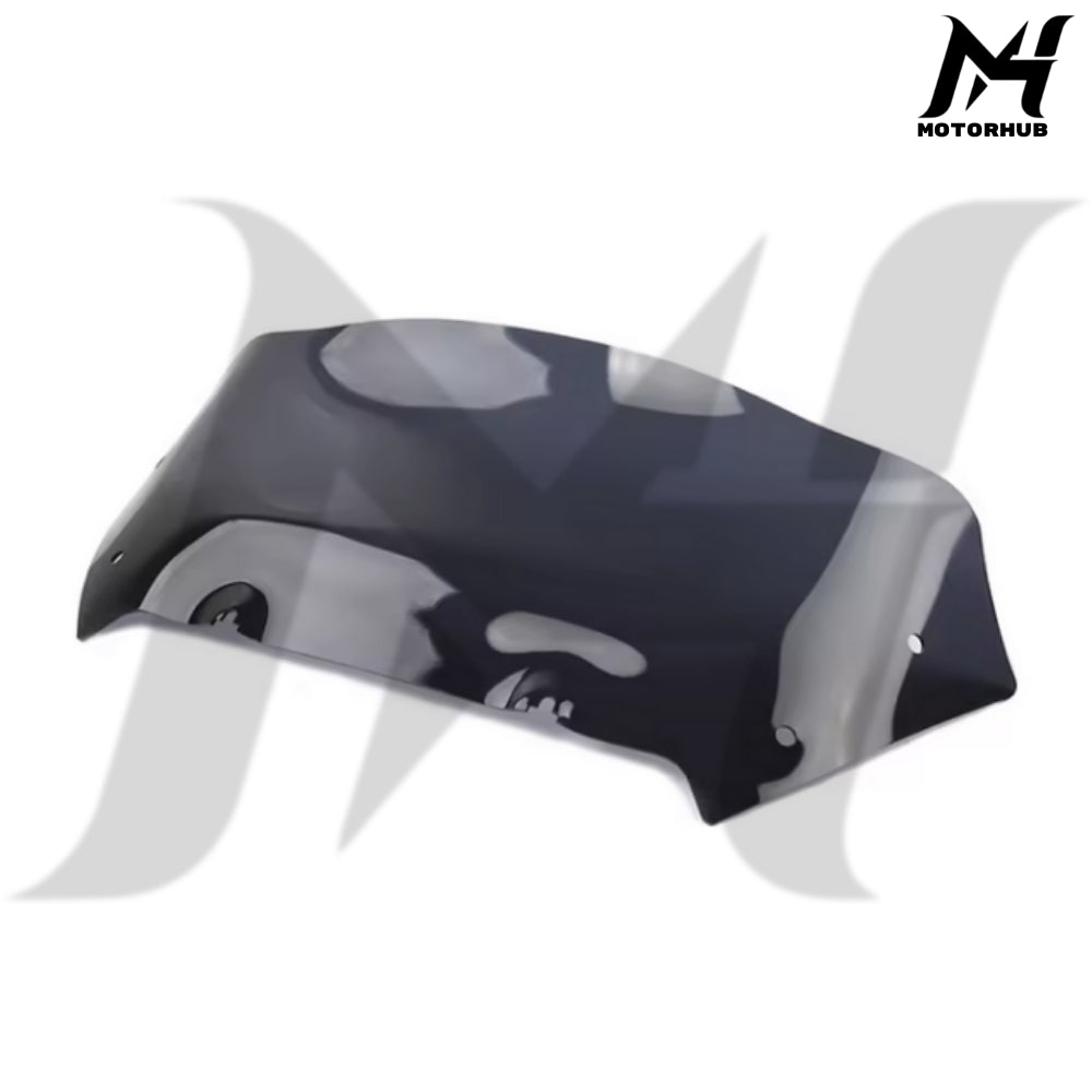 Black 9 Inch Windshield Wave Windscreen For Touring New Road Glide CVO 2023-2024 MH990045