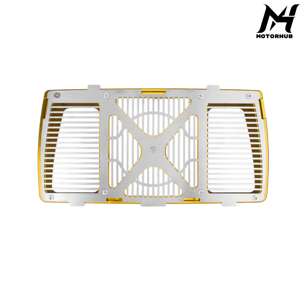CastemKultur CNC Oil Cooler Cover Protection Radiator Guards Touring Gen2 2024+ [Gold] MH9901217
