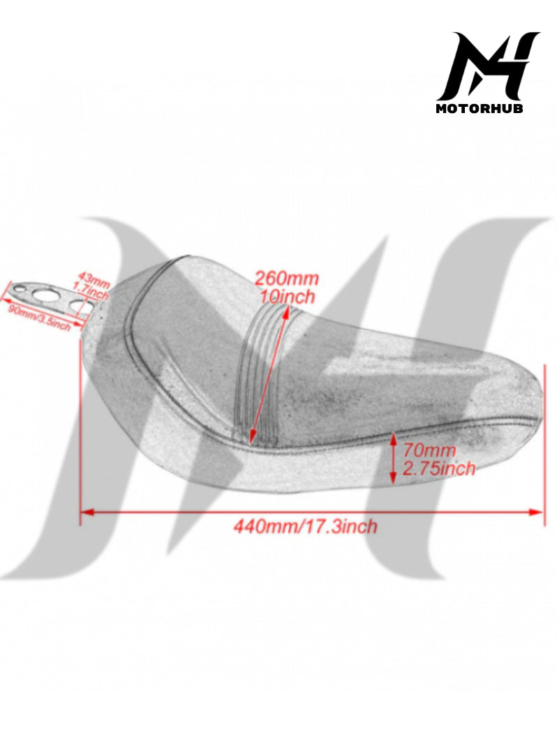 Motorcycle Black Front Rider Seat Pad Cushion for Sportster 48 16-20 MH9900336