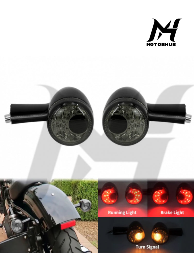 Rear Turn Signals LEDLight Brake indicator Running Lamp grey lens MH9900330