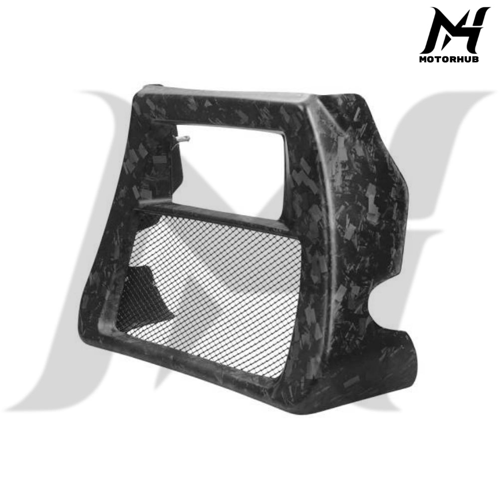 Carbon Fairing Spoilers Radiator Chin Cover For Harley Touring 23-24 [Forged Doff] RW7700281