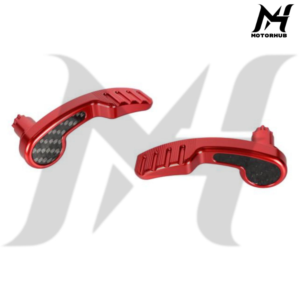 Saddlebag Latch Kit Saddle Bag Latches Lifter Carbon CNC T6061 Touring 2014-2026 [Red] MH7700346