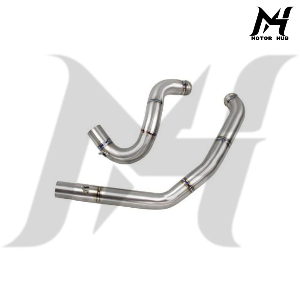 Stainless Steel 2 in 1 Exhaust Pipe V2 for Harley 2017-2025 Touring M8 MH7700356