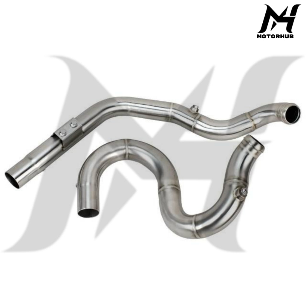 Stainless Steel 2 in 1 Exhaust Pipe V1 for Hwarley 2017-2025 Touring M8 MH7700355