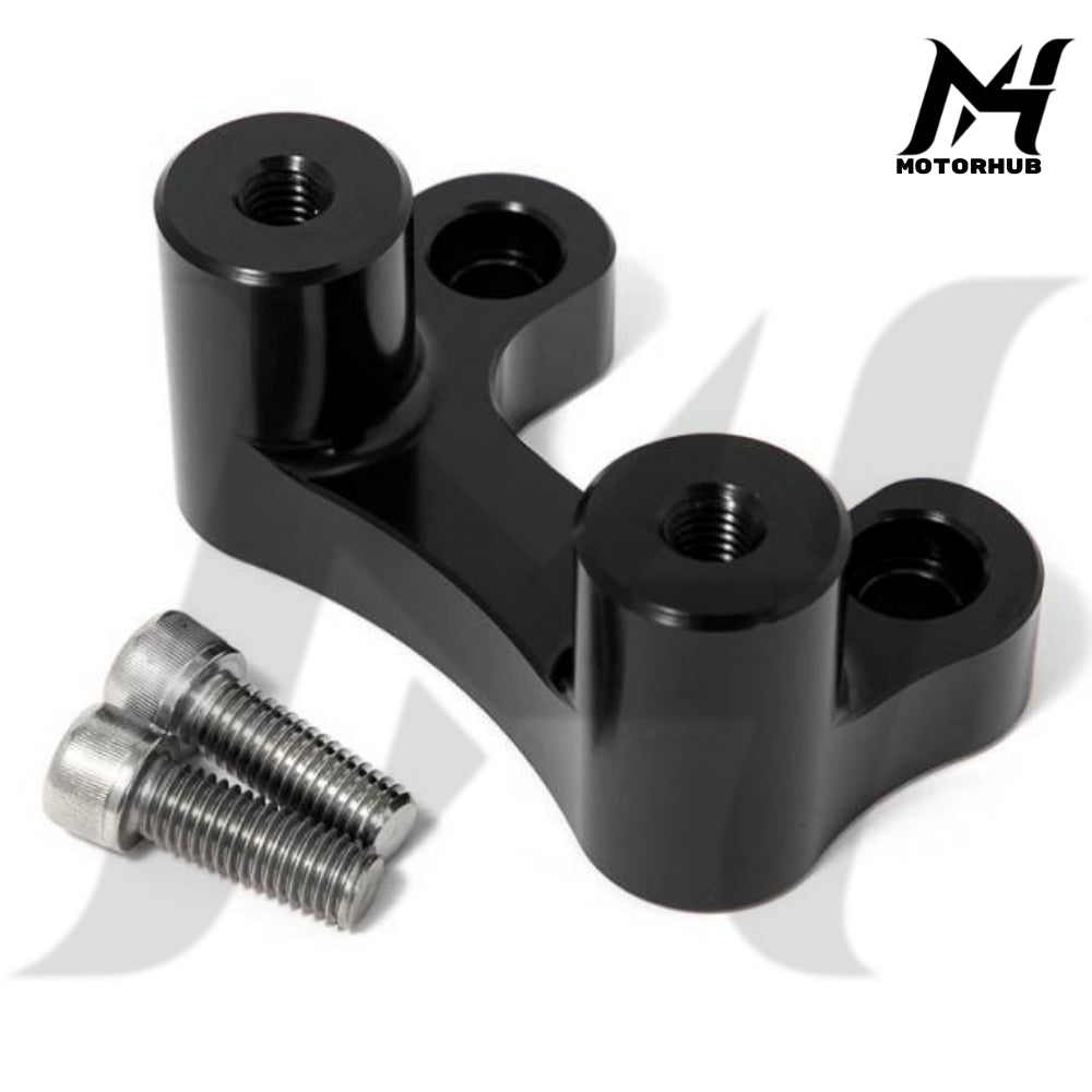 Pull back Plate Adapter Handlebar Riser Pull Back Plate Relocation Street Glide 2014-2023  [Black] MH9900703