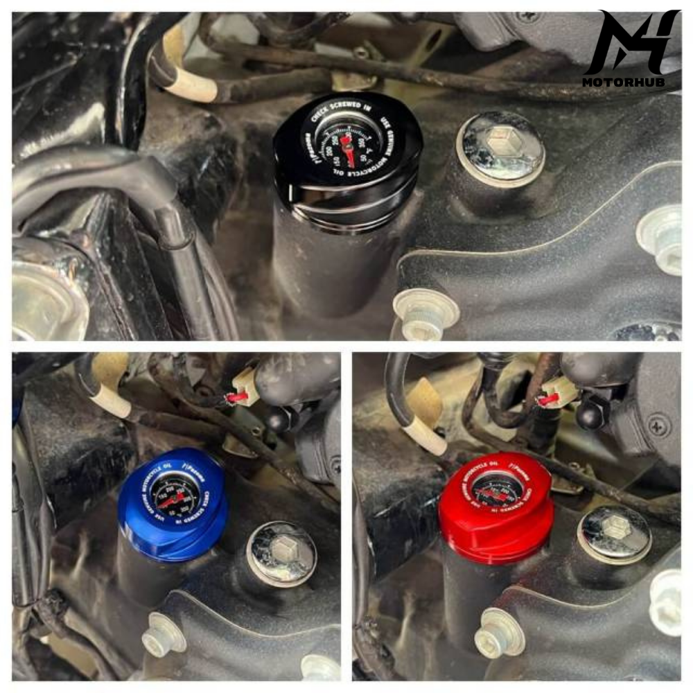 Oil Dipstick With Temperature Gauge For Harley Touring M8 [Blue] MH9900631