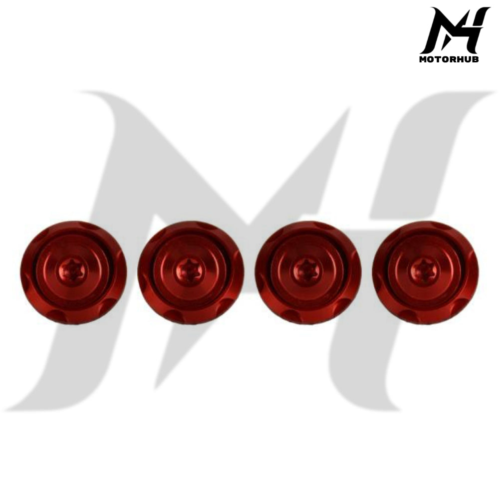 Windshield screws Aluminum 6061 Touring  RG 2023 - 2024+ CVO [Red] MH9900543
