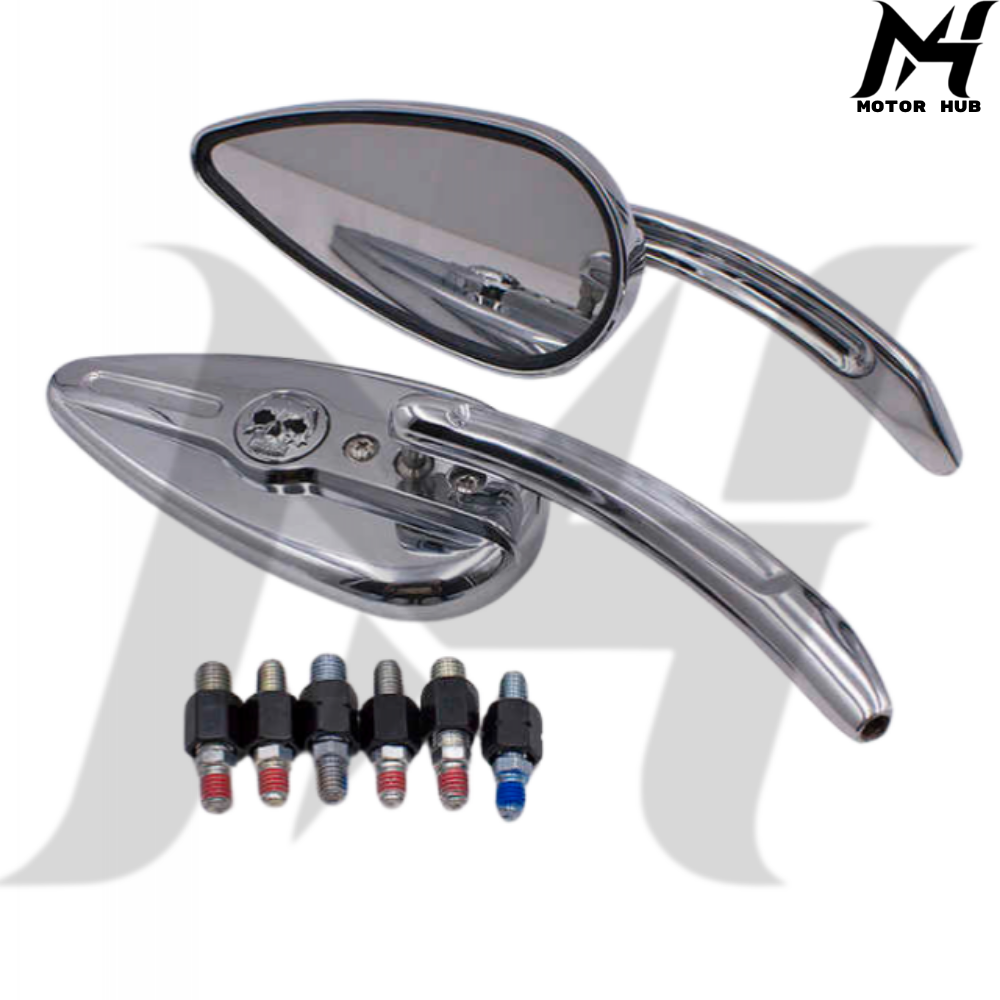 Die Cast CNC Mirrors Rearview Side Mirror Harley-Davidson [Chrome] MH9900207